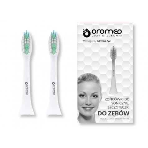 koncowki do szczoteczek oro brush white 1