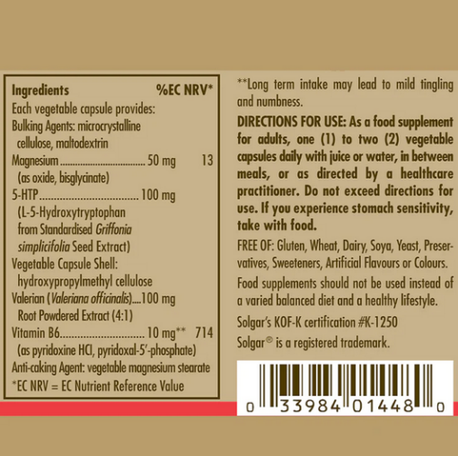 Screenshot 2023 10 22 at 21 09 59 5 HTP L 5 Hydroxytryptophan Complex Vegetable Capsules