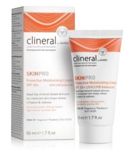 clineral skinpro protective moisturizing cream spf50